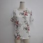 Women Summer Chiffon Blouses Shirts Lady Girls floral Print Loose O-Neck Shirt Short Sleeve blusas d