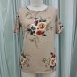 Women Summer Chiffon Blouses Shirts Lady Girls floral Print Loose O-Neck Shirt Short Sleeve blusas d