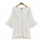 Plus Size Women Blouse Casual Summer Loose Long Sleeve Casual Shirt Tops Blouse  L-5XL