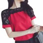 2017 Women Blouses Summer Lace Chiffon Blouse Feminina Tops Fashion Elegant Blusas Chemise Femme Off