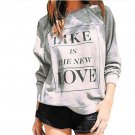 Fashion Autumn Women Blouse Long Sleeve Letter Printed Tops Thickened Winter Ladies Girls Loose Casu