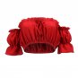 2018 Women\'s Off Shoulder Crop Tops Slash Neck Ruffled Strap Chiffon blouse Kyliejenner Sexy Shirt