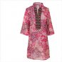 Hot plus size chiffon women blouses bohemian indian tops summer embroidery long shirt blouse ladies 