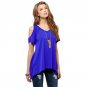 Women\'s Summer Fashion Soft Cotton Off Shoulder Loose Tee Tops Ladies Blouse Soft Tops  S-5XL