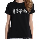 CDJLFH Blouse Summer Fashion Black Shirt Women Leisure O-neck Blusa Feminina Womens Tops Sexy Blouse