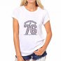 2016 Summer Autumn Women Eye Print O neck Short Sleeve Women Blouses Cotton Shirts blusas FS50-WB-YH