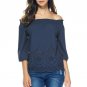 Sexy Off Shoulder Women Blouse 2017 Strapless Crochet Hollow Out Tops Blusas