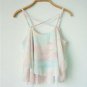 Summer New Women Sexy Sleeveless Chiffon Blouse Casual Loose Vest Tank Tops