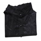Womens Fake Collar Lapel Sleeveless Tops Shirts Detachable Blouse Sweater Tops Decor Lapel Black