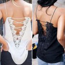 New Women Summer V-Neck Lace Vest Top Sleeveless Blouse Casual Tank Tops
