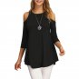 Women\'s Fashion Off Shoulder Long Sleeve Loose Blouse Casual Top T Shirt