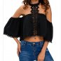 Sexy Women Lace Blusas Shirts 2017 Spring Autumn Retro Halter O Neck Blouses Ladies Off Shoulder Bac