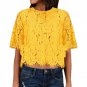 Sexy 2018 New Women Short Sleeve Lace Blouses Shirts Casual Solid Loose O Neck Hollow Out Summer Top