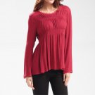 Fashion Autumn Blusas Femininas 2017 Women Long Sleeve O Neck Blouses Shirt Casual Lace Crochet Shir