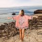 Women\'s Loose Cover Ups Kimono Cardigan Oversized Summer Chiffon Shawl Blouses