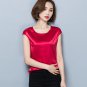 Summer Women Blouses 2017 New Casual Chiffon Silk Blouse Loose Sleeveless O-neck Blusa Feminina Tops