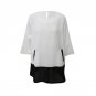 Women Tops Blouses 2016 Plus Size Women Clothing O-Neck Long Sleeve Linen Shirts White Grey XXXL 4XL