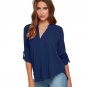 Autumn Winter Long Sleeve Blouse Plus Size S - 6XL Women V-Neck Casual Chiffon Loose Blouses XXXXL 5