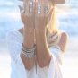 boho Women blouse shirt Fringe Lace kimono cardigan White Tassels Beach Cover Up Cape Tops Blouses d