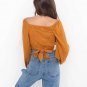Sexy Deep V Cropped Blouse Summer Style Crop Top Women Shirt Casual White Ropa mujer veste femme Bea