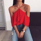 New Fashion Women Summer Strap Vest Top Sleeveless Blouse Casual Tank Tops Sexy Slim Off Shoulder Sh