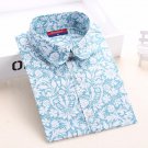 Women Floral Blouses Long Sleeve Shirt Turn Down Collar Shirts 5XL Plus Size Camisa Feminina Cotton 