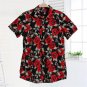 Dioufond Women Summer Tops 2017 Plus Size Short Sleeve Shirt Cotton Floral Blouse Turn Down Collar S