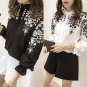 Embroidery Blouse Shirt Cotton Linen Women Blouses Camisas Femininas White Black Embroidered Tops Su