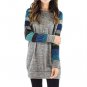 Long Sleeve Womens Cotton Blouse 2017 Autumn Ladies Oversized Patchwork Tops Femme Plus Size Causal
