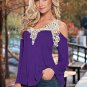 5XL Plus Size Women Clothing Blouse 2018 Women Sexy Lace V-Neck Strapless Blusas Fashion Ropa Mujer
