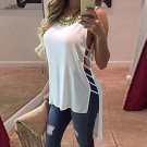 2018 New Fashion Women Lady\'s Chiffon Summer Cool Casual Cocktail Party Nightclub Blouse Shirts Top