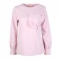 Autumn Women Long Sleeve Tops Robe Ruffle Pocket Blouse Spring Shirt Women O-Neck Casual Fitness Blo