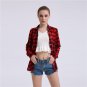 Dioufond Red Plaid Shirt Female Casual Long Sleeve Blouse Cotton Loose Camisa Tops Flannel Shirt Clo