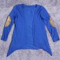 Women Fashion Cotton Top Thin Blouse Long Sleeve Summer Cardigan Sweater Coat Big Size Flounce