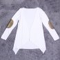 Women Fashion Cotton Top Thin Blouse Long Sleeve Summer Cardigan Sweater Coat Big Size Flounce