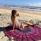 Round Beach Cover Up Pareo Bikini Boho Hippie Summer Dress Swimwear Bathing Suit