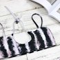 2018 Sexy Bikini Print Halter Swimwear Women Bandage Swimsuit Hollow Out Bikini Set High Waist Bathi