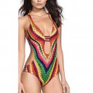 Women Bandage One Piece Brazilian bikini Monokini Push Up Padded Bra Swimwear Swimsuit summer #E0