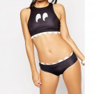 Bikinis Women Sexy Padded Bikini Push Up High Neck Tankini Swimsuits Women Swimwear Female Bikinis 2
