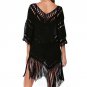 Sexy Women Perspective Brazilian Bikini Cover Up Swimsuit Swimwear Beach Openwork Crochet Bathing Su