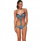Plus Size Swimwear Women Tribal Printed Bowknot Beach Bikini Set Push-Up Swimsuit Bathing Suit 2017 