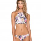Flower Printed Bikini Swimsuit for Women Sexy Two Pieces Push Up Swimwear