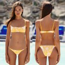 Women Girls Bikini Padded Bathing Sexy Backless Floral Set Swimsuit Swimwear