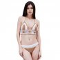 Womens Handmade Crochet Knit Beach Swimsuit Knitted Bikini Swimwear Set tankini