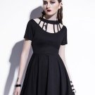 Pain Short Sleeve Women\'s Day Dress