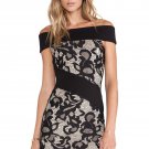 Temptress Off-the-shoulder Lace Mini Dress