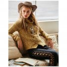 Solid Color Yellow Knitted Top