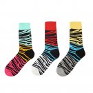 ChanmsGend High Quality New Fashion Stripe Print Color Block Cotton Sock Colorful Casual Sock Dropsh