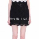 Top Quality Flower Girl Color Block Dress Lace Scalloped Hem Mini Sexy Party Dresses 05GS