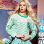 Elf SACK smoke spring fashion polka dot color block street print sweet long-sleeve sweatshirt female